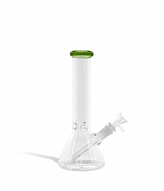 10 inch Glass Water Pipe with Colored Mouthpiece