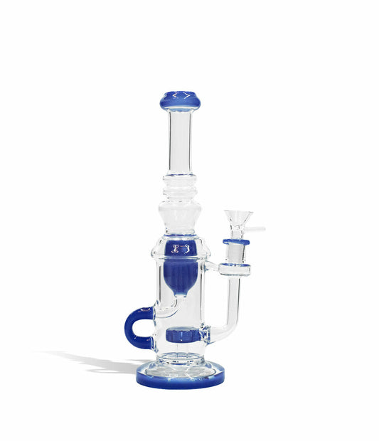 10 Inch Water Pipe with Color Matching Base, Perc, Diffuser, and Mouthpiece