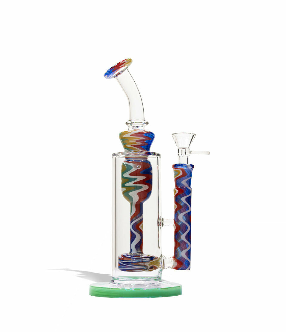 9 Inch Dab Rig with Color Matched Perc and Mouthpiece
