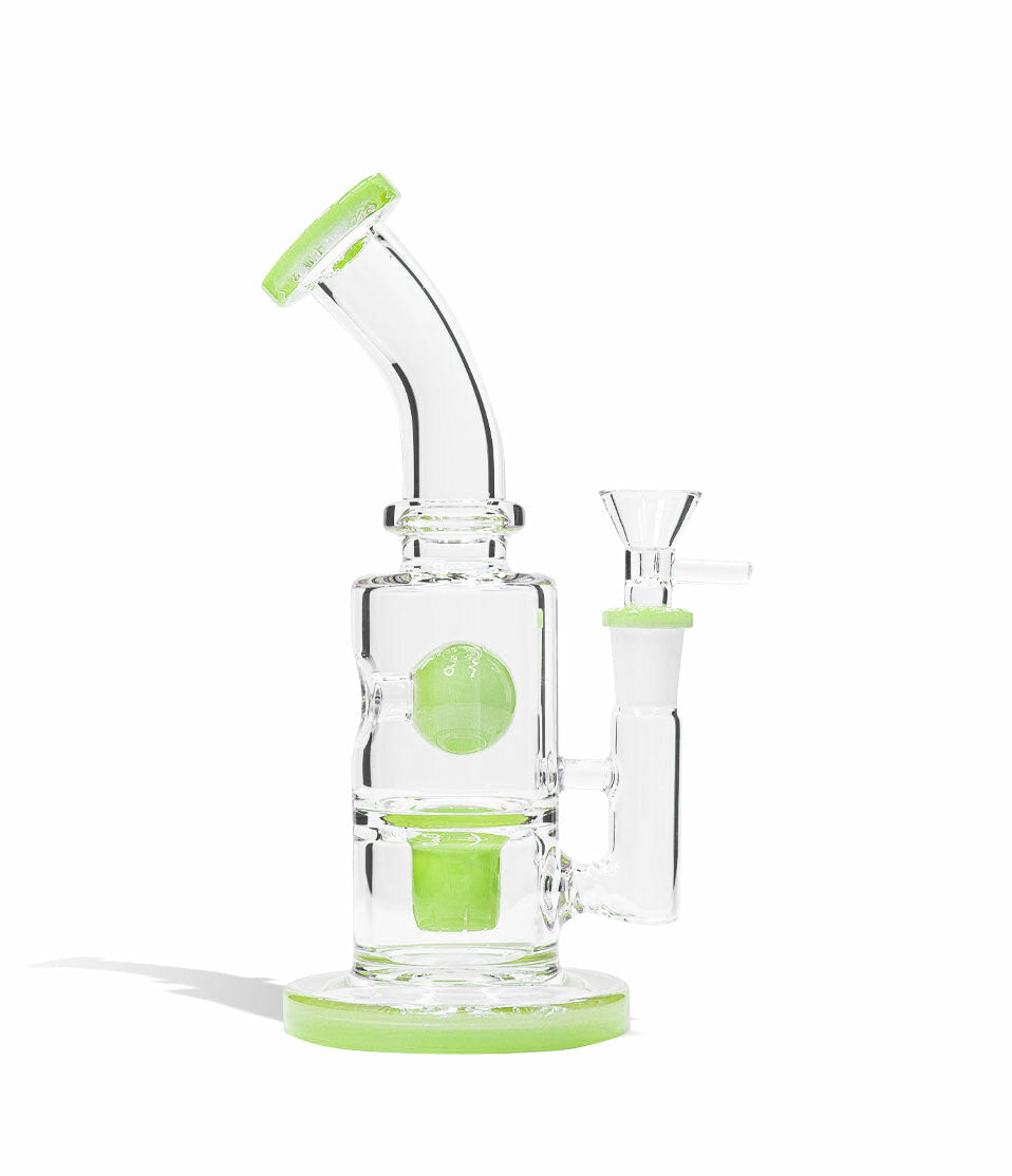 8 Inch Water Pipe with Matching Mouthpiece, Base, and Percs
