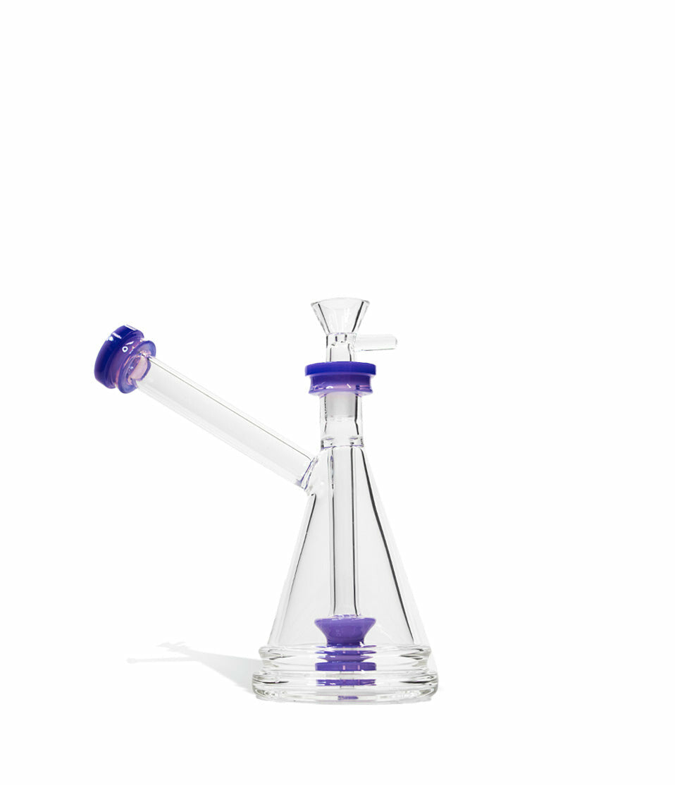 7 Inch Milky Colored Water Pipe with Sidearm Mouthpiece