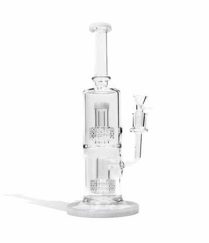 10 Inch Water Pipe with Double Showerhead Perc and 14mm Funnel Bowl