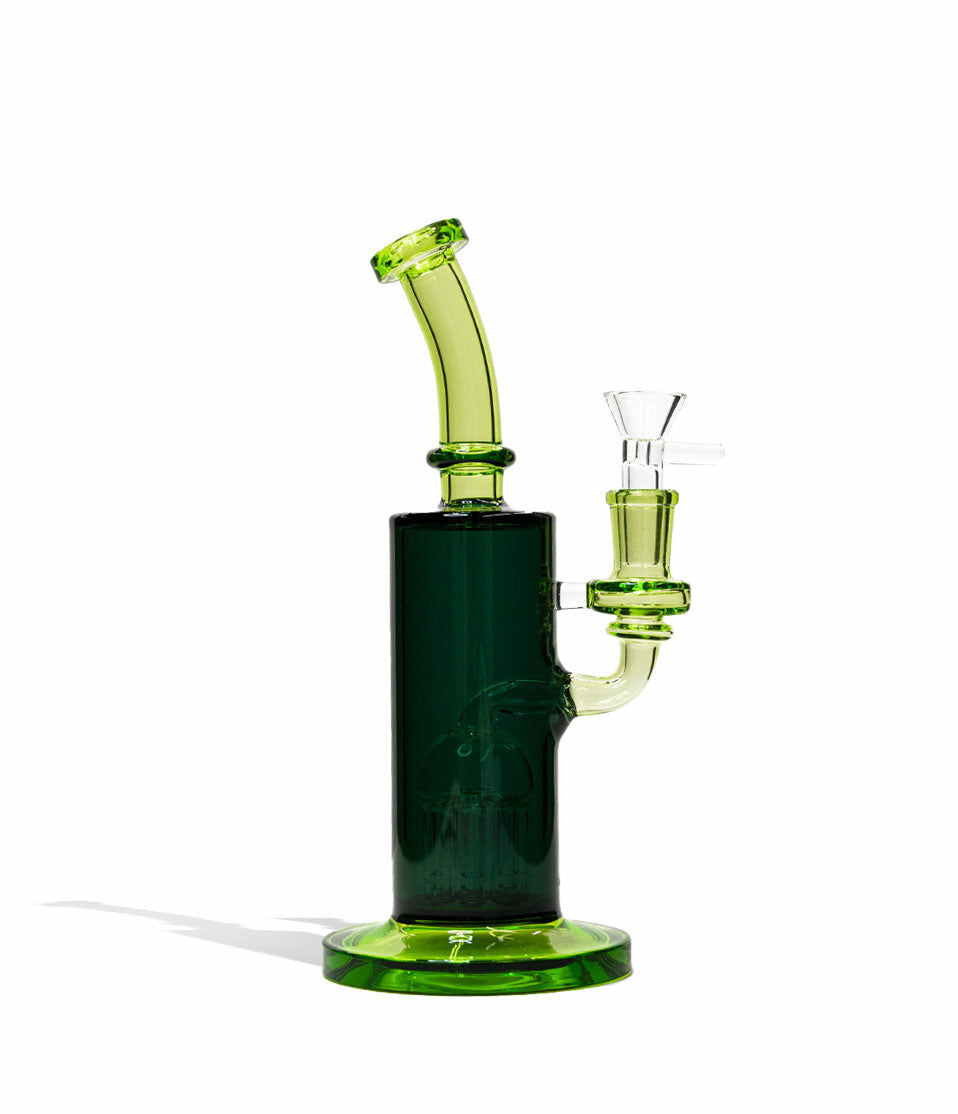 9 inch Dual Colored Water Pipe with 8 Arm Tree Perc