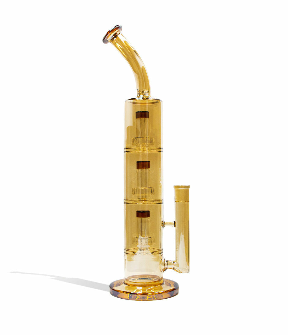 18 inch Electro Plated Triple Perc Water Pipe