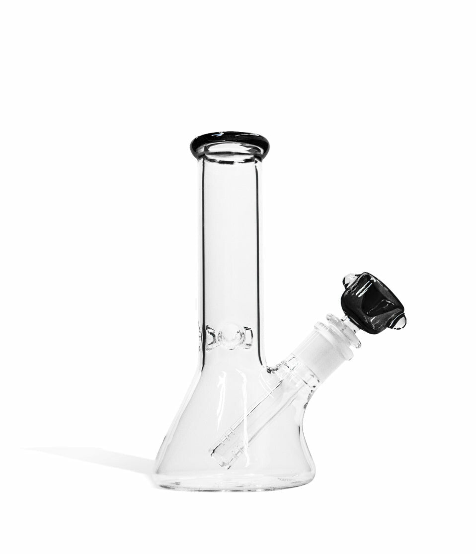 8 inch Beaker Water Pipe with Ice Pinch and Colored Bowl