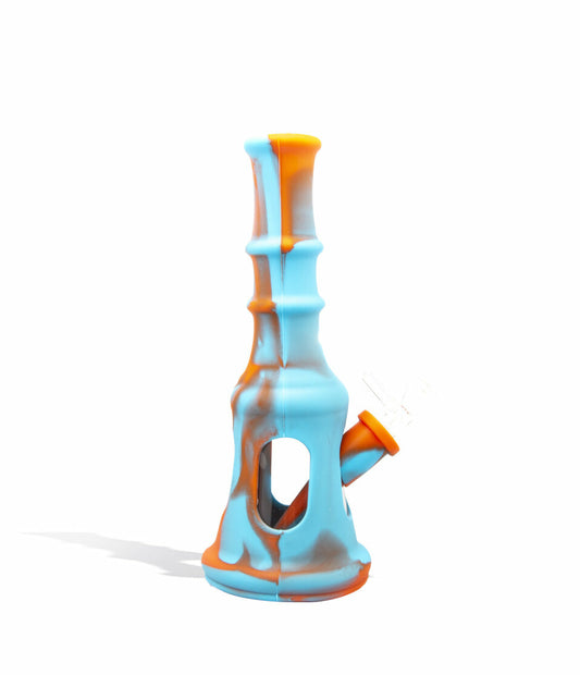 8 inch Silicone Water Pipe with Glass Body