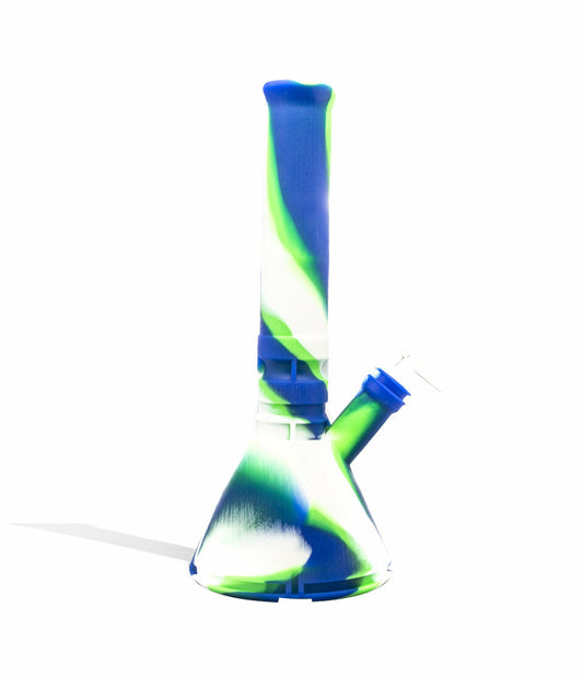 13 inch Silicone Beaker Water Pipe with Stash Container