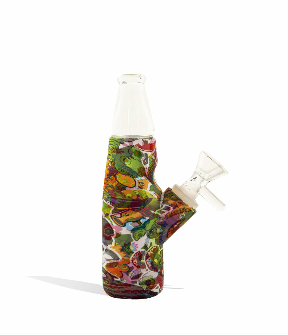 Bottle Shaped Silicone Water Pipe with Custom Designs