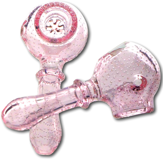 BLOWOUT! 4" Pink Bubble Trap W/ Screen Bowl