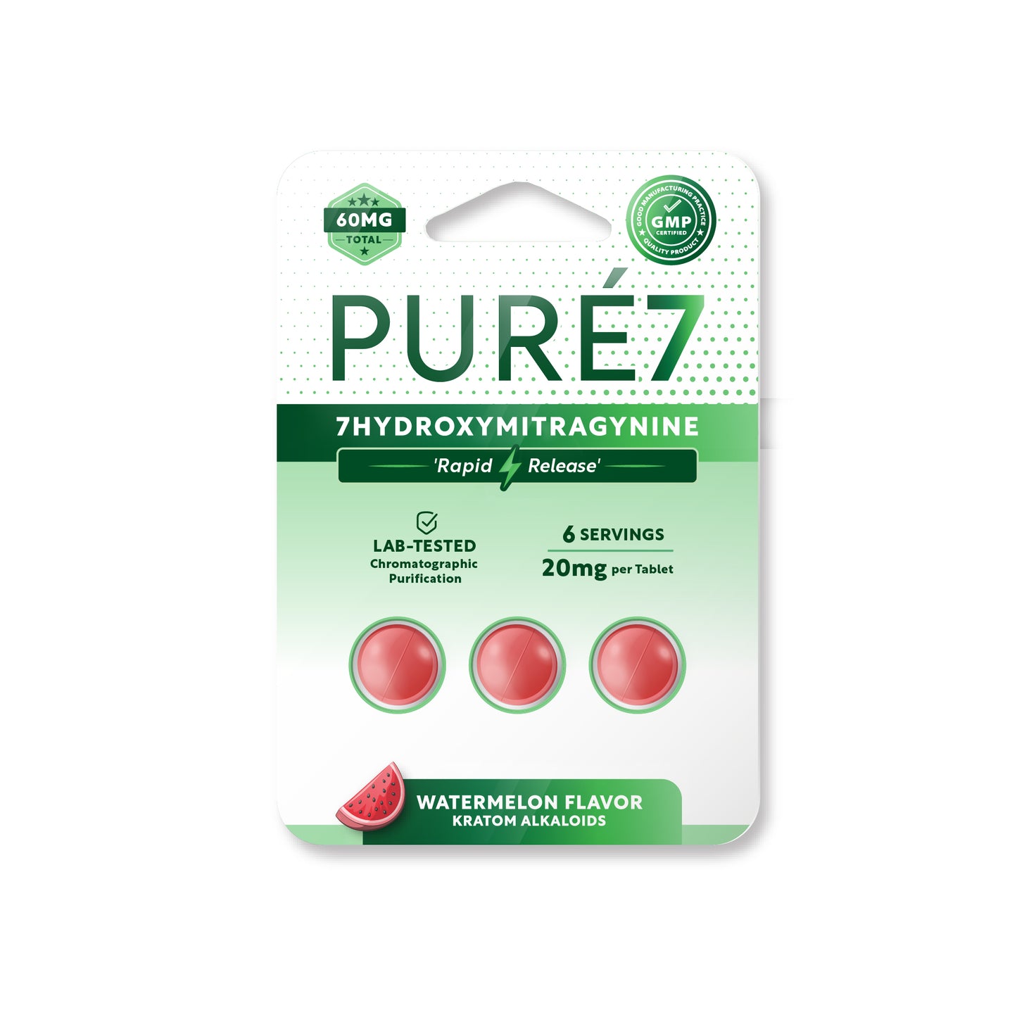 Pure 7 Blister Clamshells