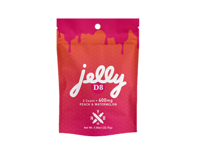 Jelly 18,000mg D8 Gummy Rings-Watermelon Sugar & Georgia Peach