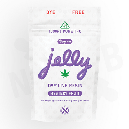 Jelly D9xp Live Resin 1000mg Gummies 40ct Per Bag-Watermelon