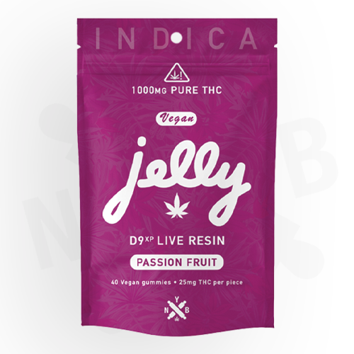 Jelly D9xp Live Resin 1000mg Gummies 40ct Per Bag-Watermelon