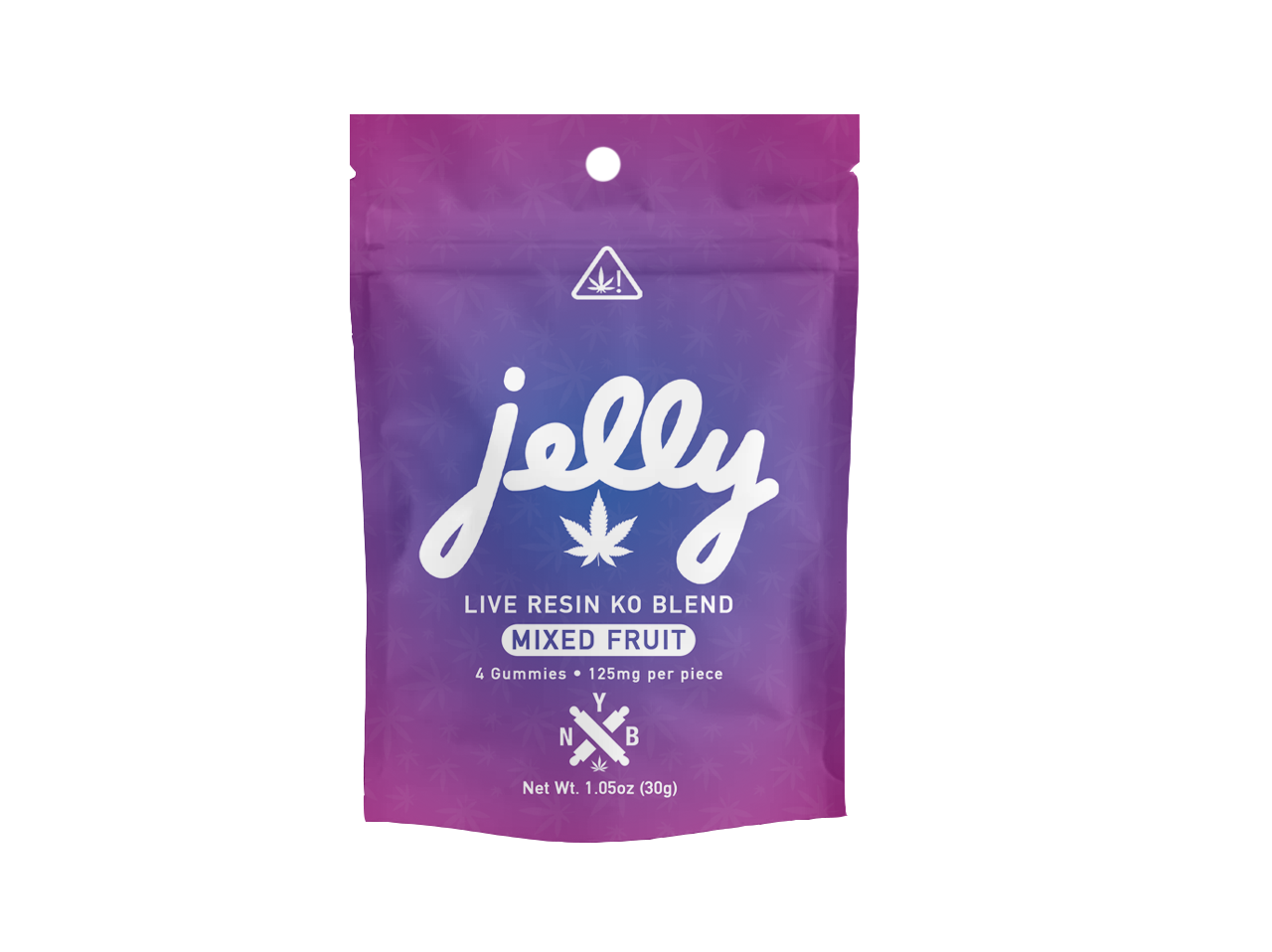 Jelly KO Live Resin Blend 15,000mg Gummy To-Go Jar