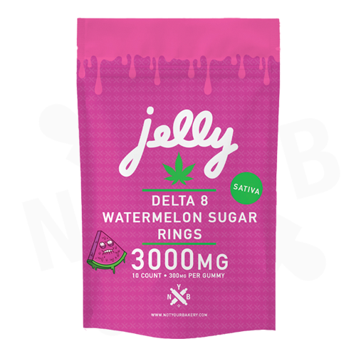 Jelly D8 3000mg Gummy Rings 10ct