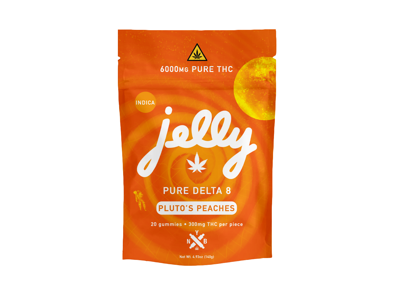 Jelly D8 Space Series 6,000mg Gummy Bag