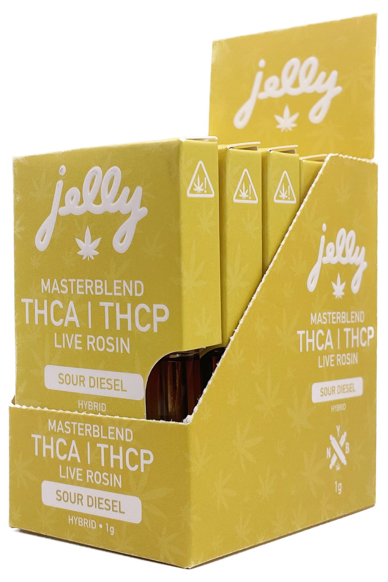 Jelly THCA 1ml Live Rosin Cartridges 5pk