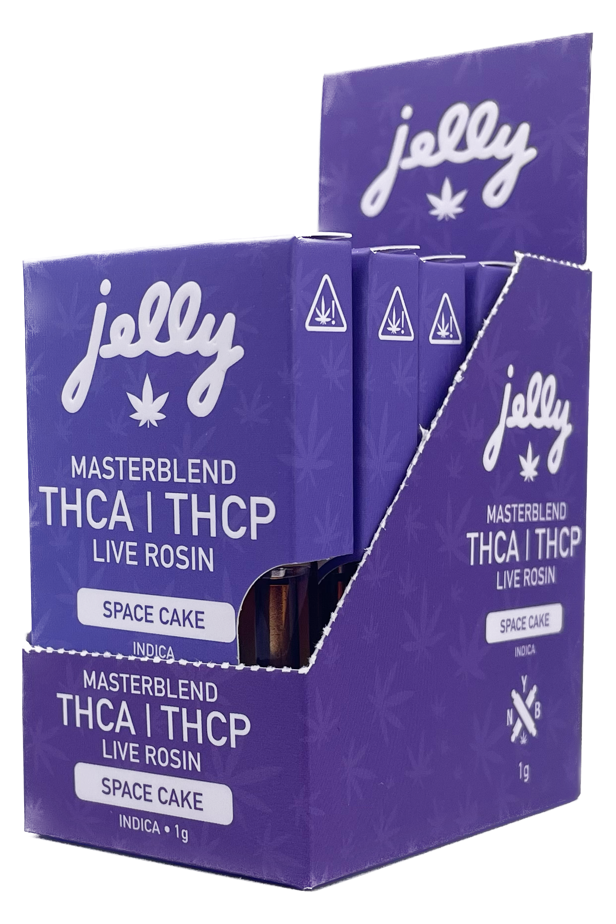 Jelly THCA 1ml Live Rosin Cartridges 5pk