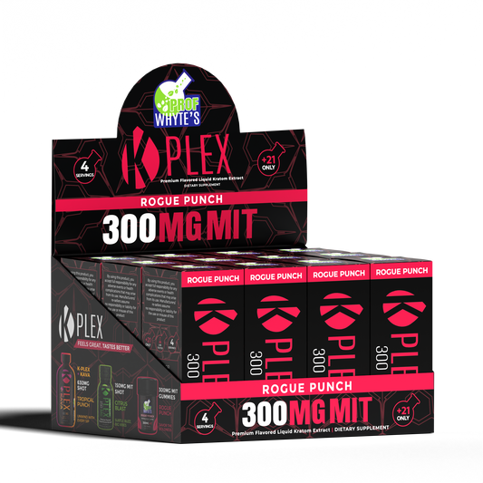 300MG MIT K-Plex Rogue Punch Kratom Extract Shot