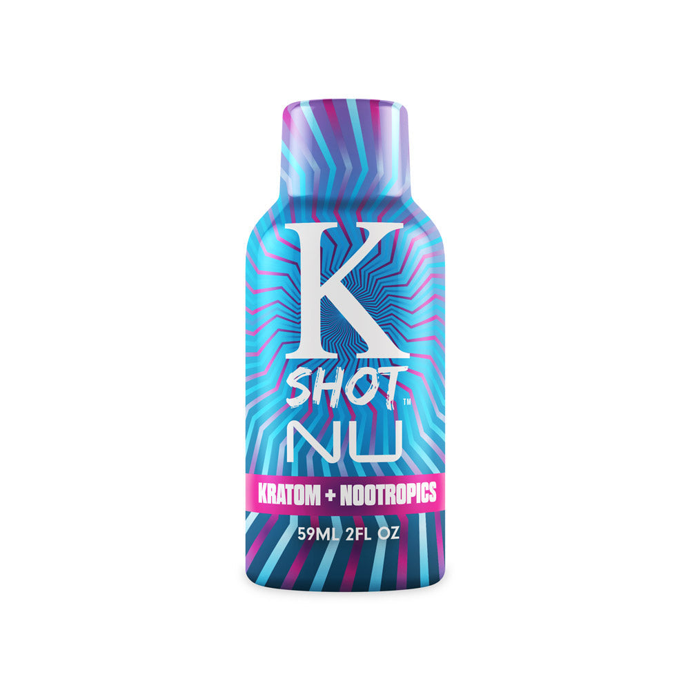 Kshot Nu 2oz - Kratom + Nootropics - 12ct