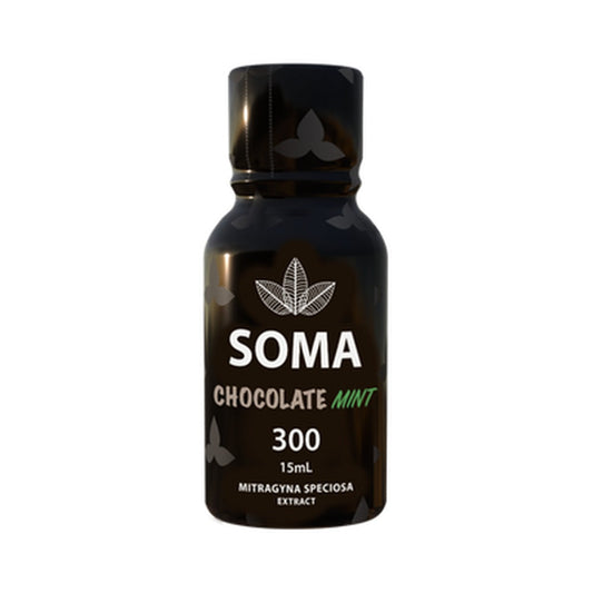 SOMA 300 Kratom - Chocolate Mint 12 pack display