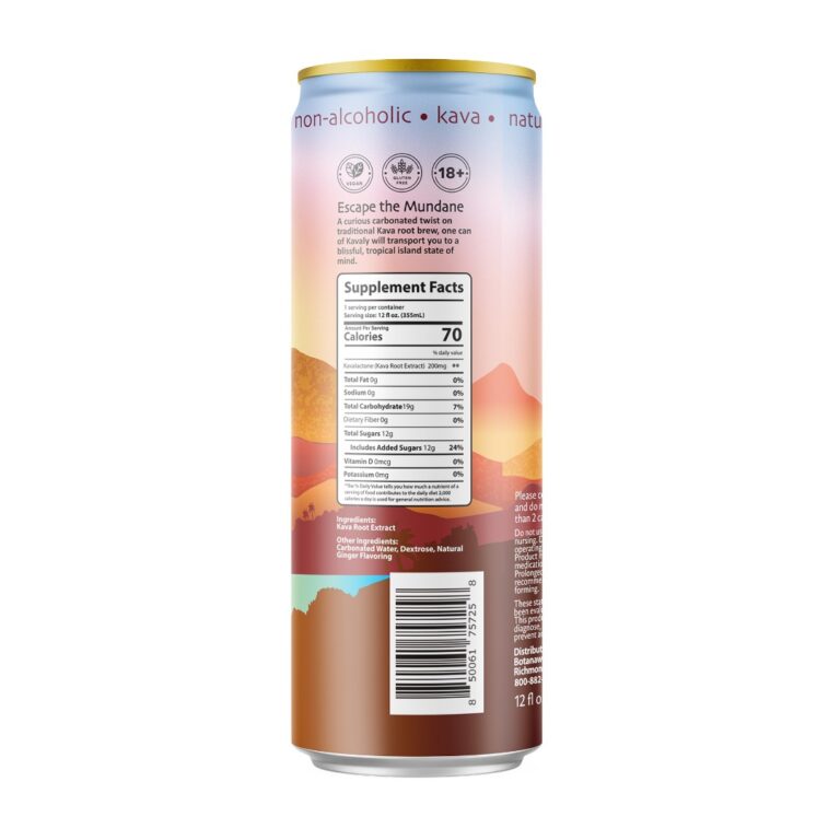Kavaly Sparkling Kava Beverage