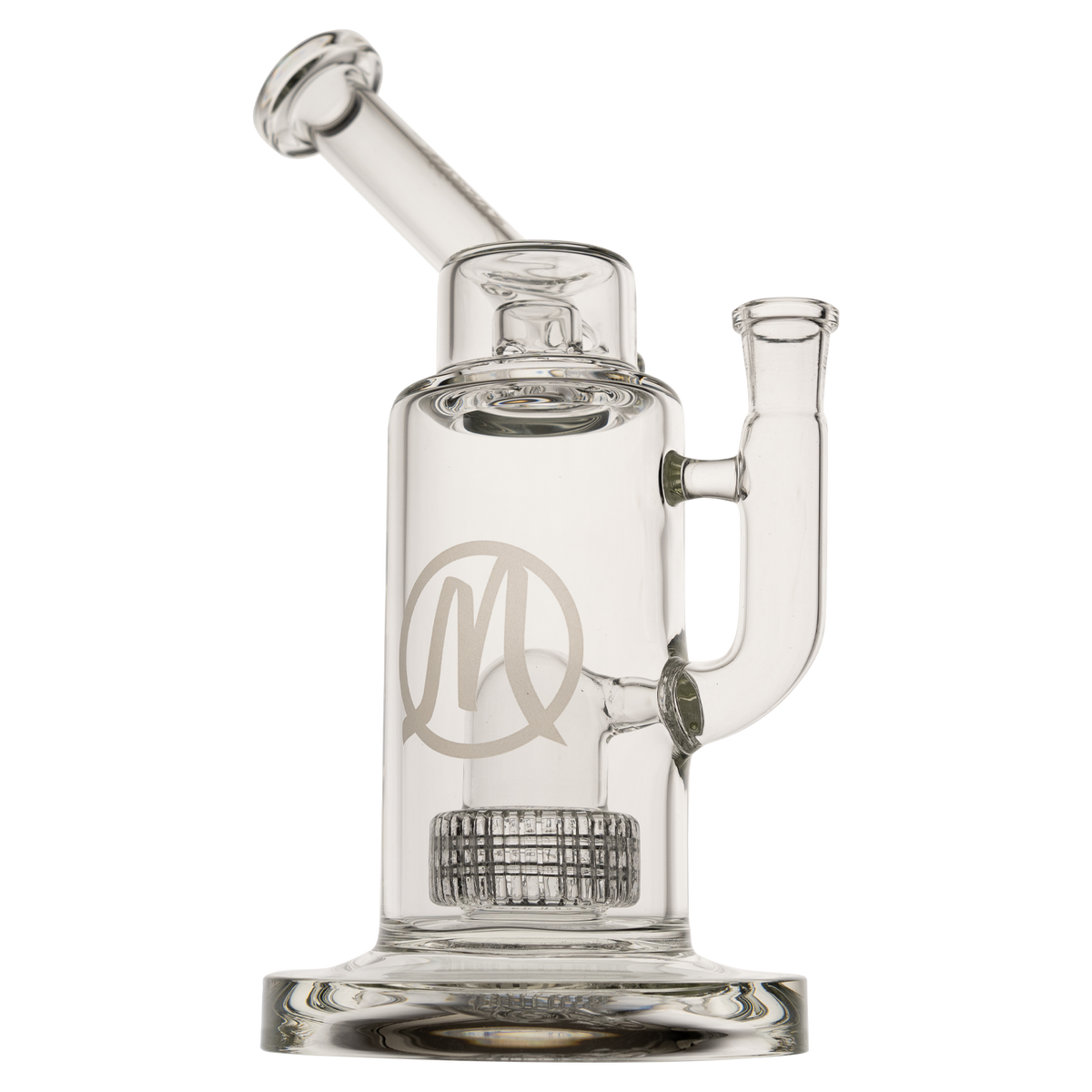 10” 65mm Side Arm Matrix Perk Bubbler w/ Splash guard