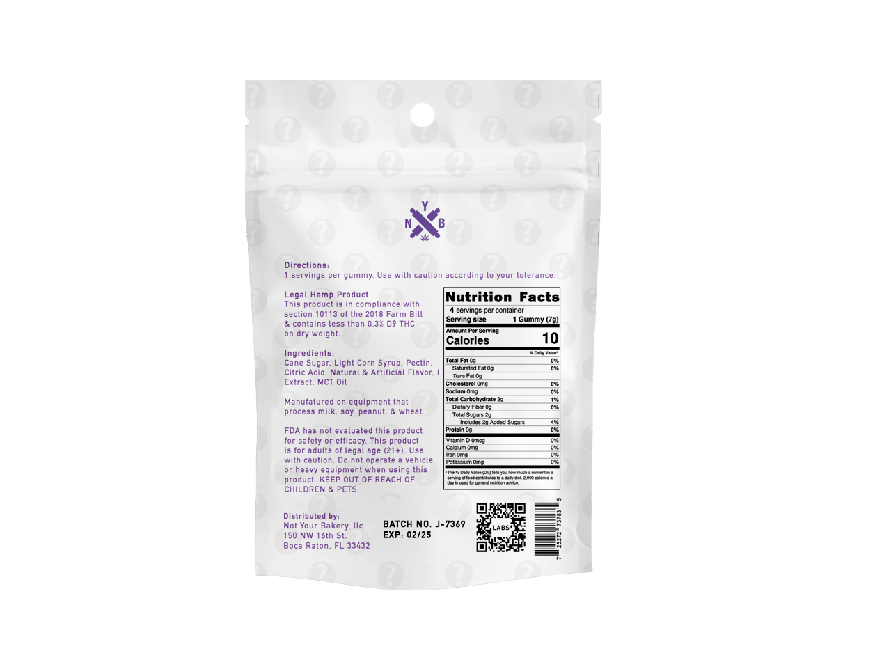 Jelly D9 XP Live Resin Blend 3,000mg Gummy To-Go Jar