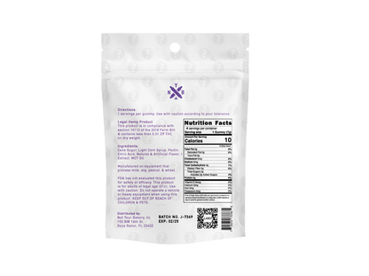 Jelly D9 XP Live Resin Blend 3,000mg Gummy To-Go Jar