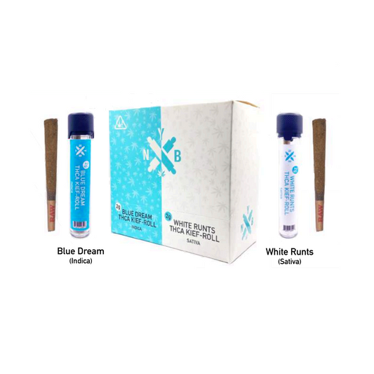 PURE 2g THCA Kief Pre-Rolls 10pk-Blue Dream & White Runts
