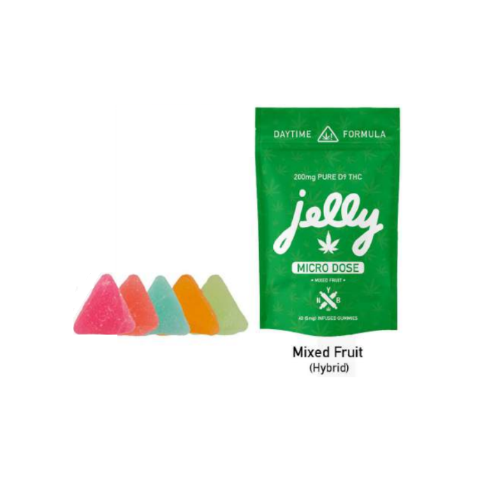 Jelly Micro 200mg D9 Gummies-Mixed Fruit