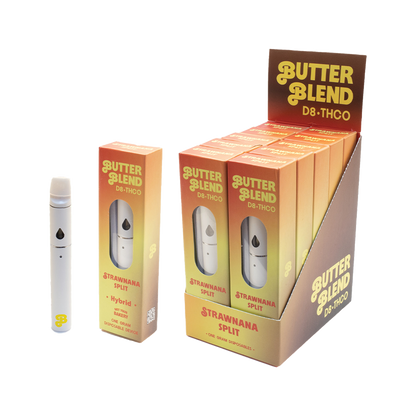 Butter Blend D8 & THCO Disposable 1000mg-10 Pack