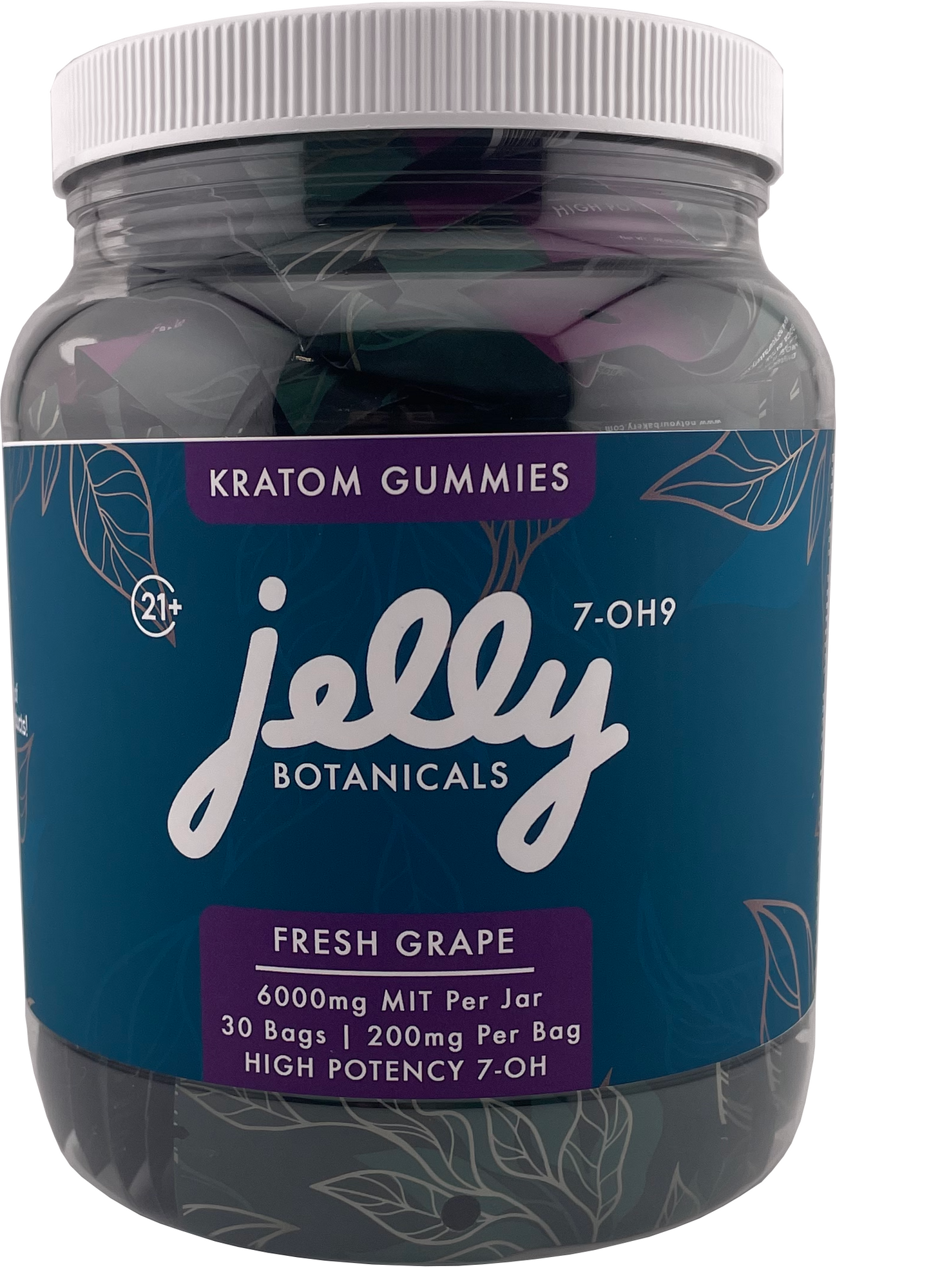 Kratom 6,000mg MIT 7-OH gummy to-go JARS