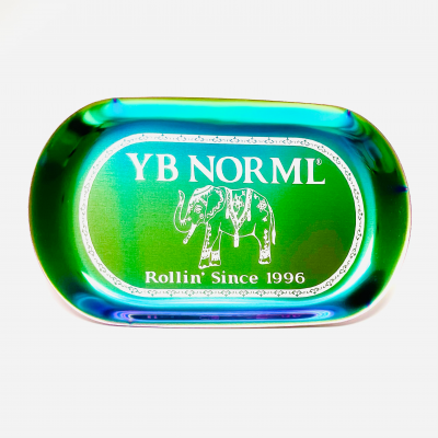 Oval Metal Rolling Tray Small