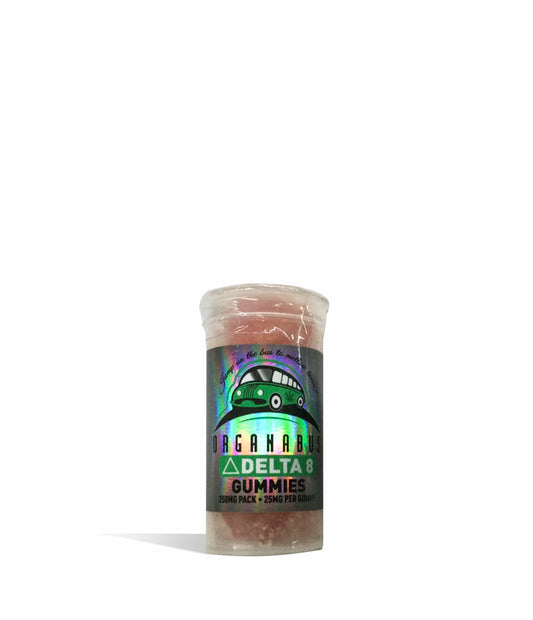 Organabus 250mg Tropical Flavor D8 Vegan | Organic Soft Chew Gummies