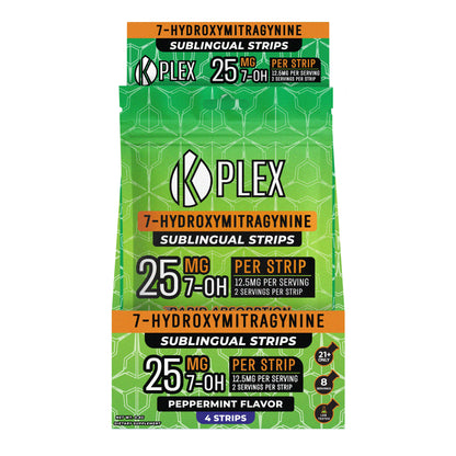 25MG K-Plex Advanced Kratom Sublingual Strips (4 Strips)