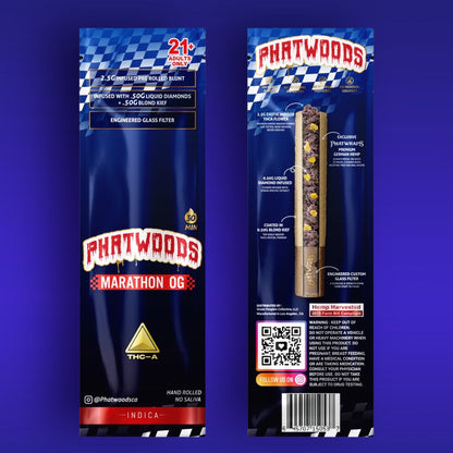 PHATWOODS 3.5Gram THC-A Infused PreRoll Cigars.