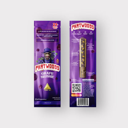 PHATWOODS 3.5Gram THC-A Infused PreRoll Cigars.