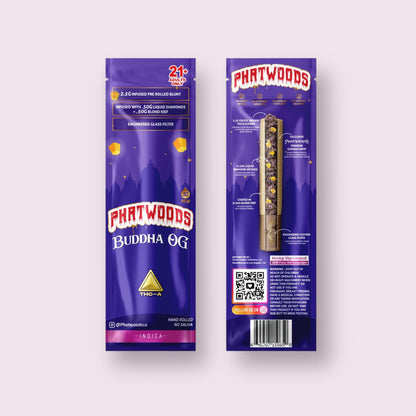 PHATWOODS 3.5Gram THC-A Infused PreRoll Cigars.