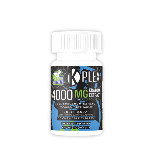 K-PLEX-4000MG-20 COUNT-Kratom Extract Tablets