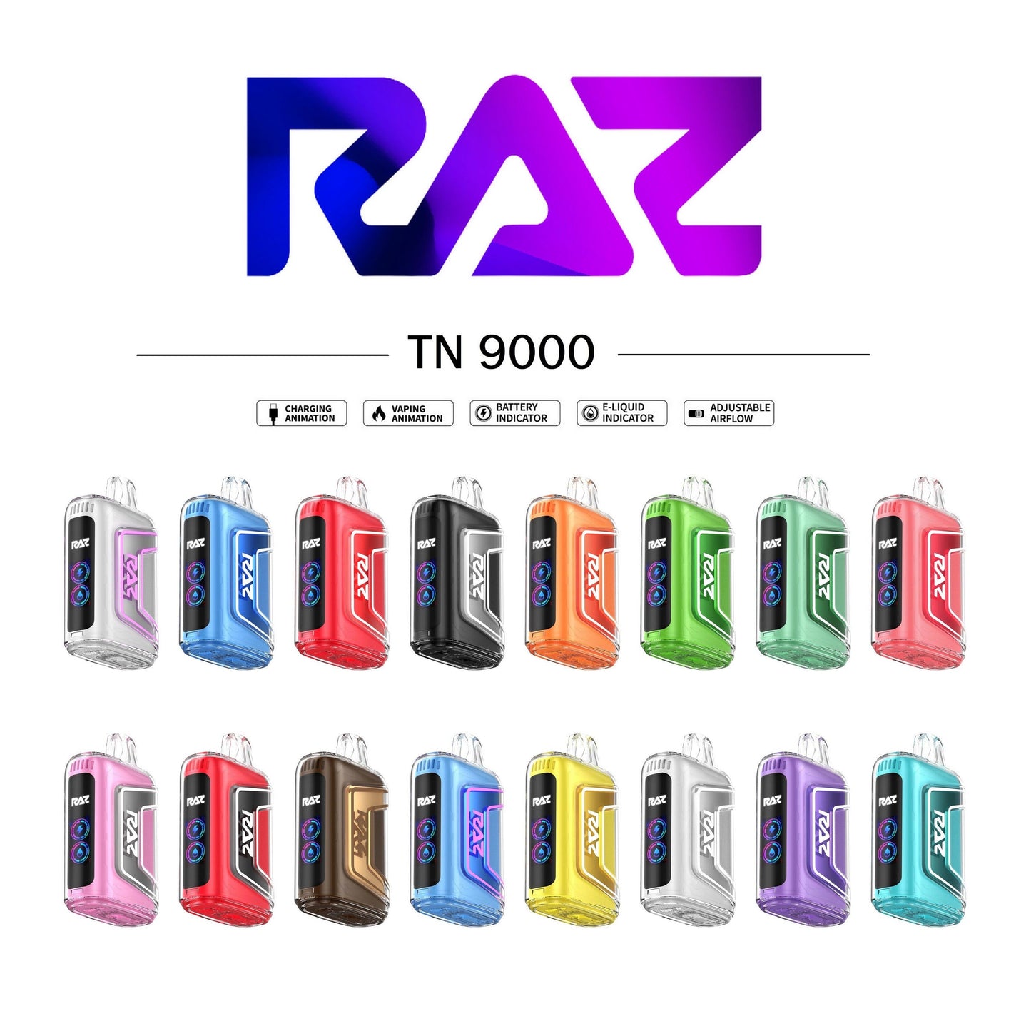 RAZ 9000 Puffs-5pk