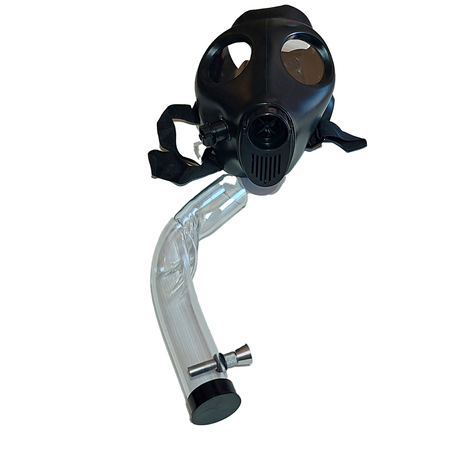 Gas Mask w/Steamroller or Bubble Waterpipe