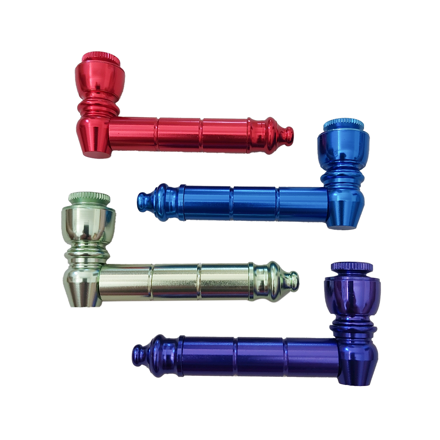 3" Anodized Metal Hand Pipe