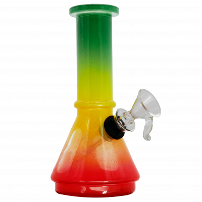 6" 25mm Rasta Lifted Beaker W/ Pullout Slide