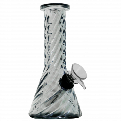 6" 25mm Electroplate Twisted Beaker W/ Pullout Slide