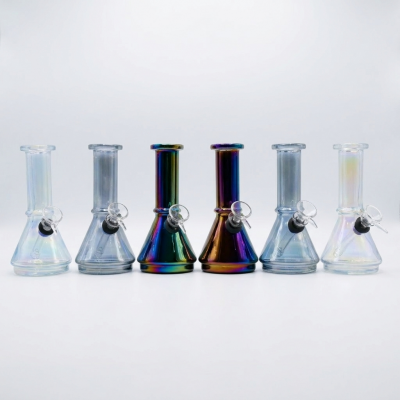 6" 25mm Electroplate Lifted Beaker W/ Pullout Slide