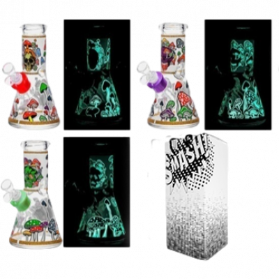 8" 50x7mm Trippy Mushroom