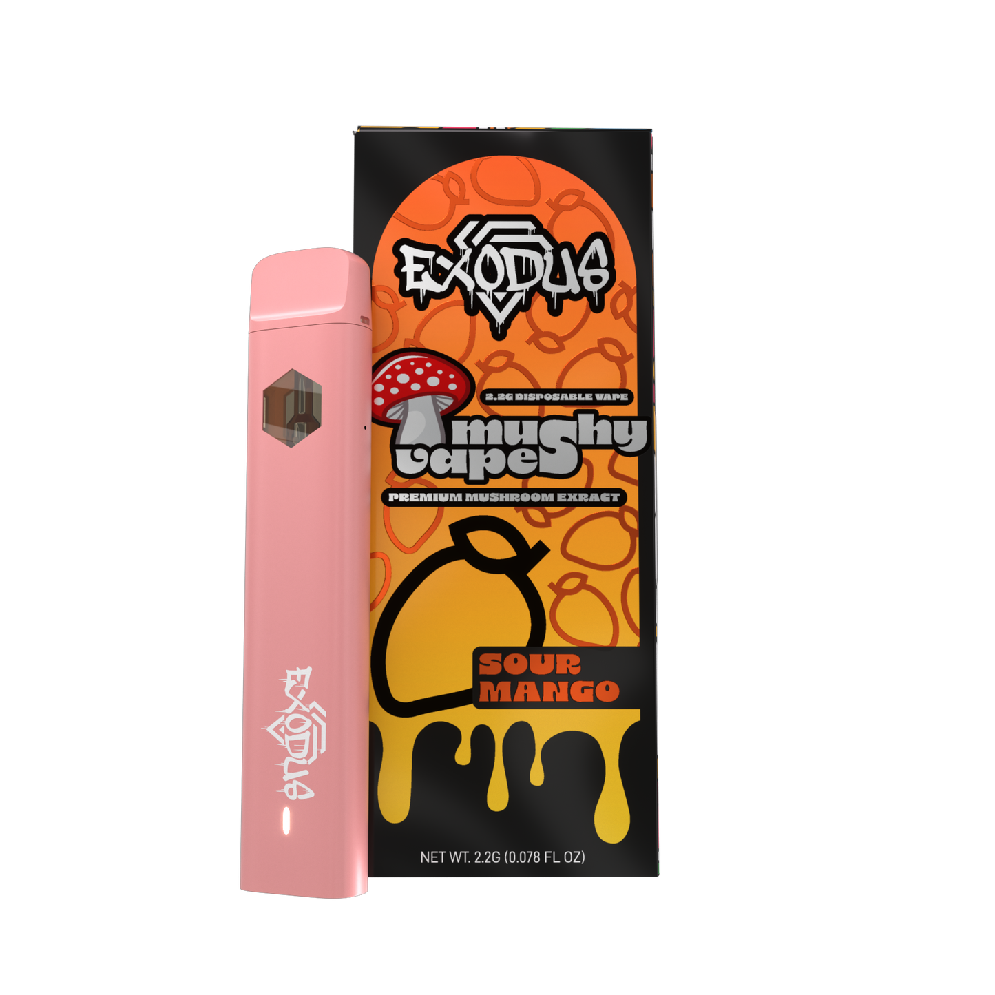 Exodus Amanita Muscaria Mushy Vape 2.2g - 6 units per display Box