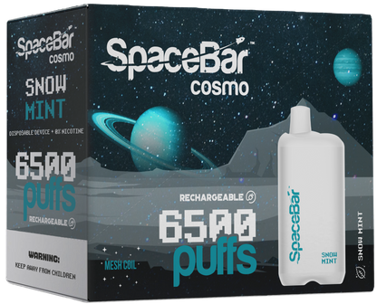 SPACEBAR 6500 Puffs Rechargeable Disposables – 5 Pack