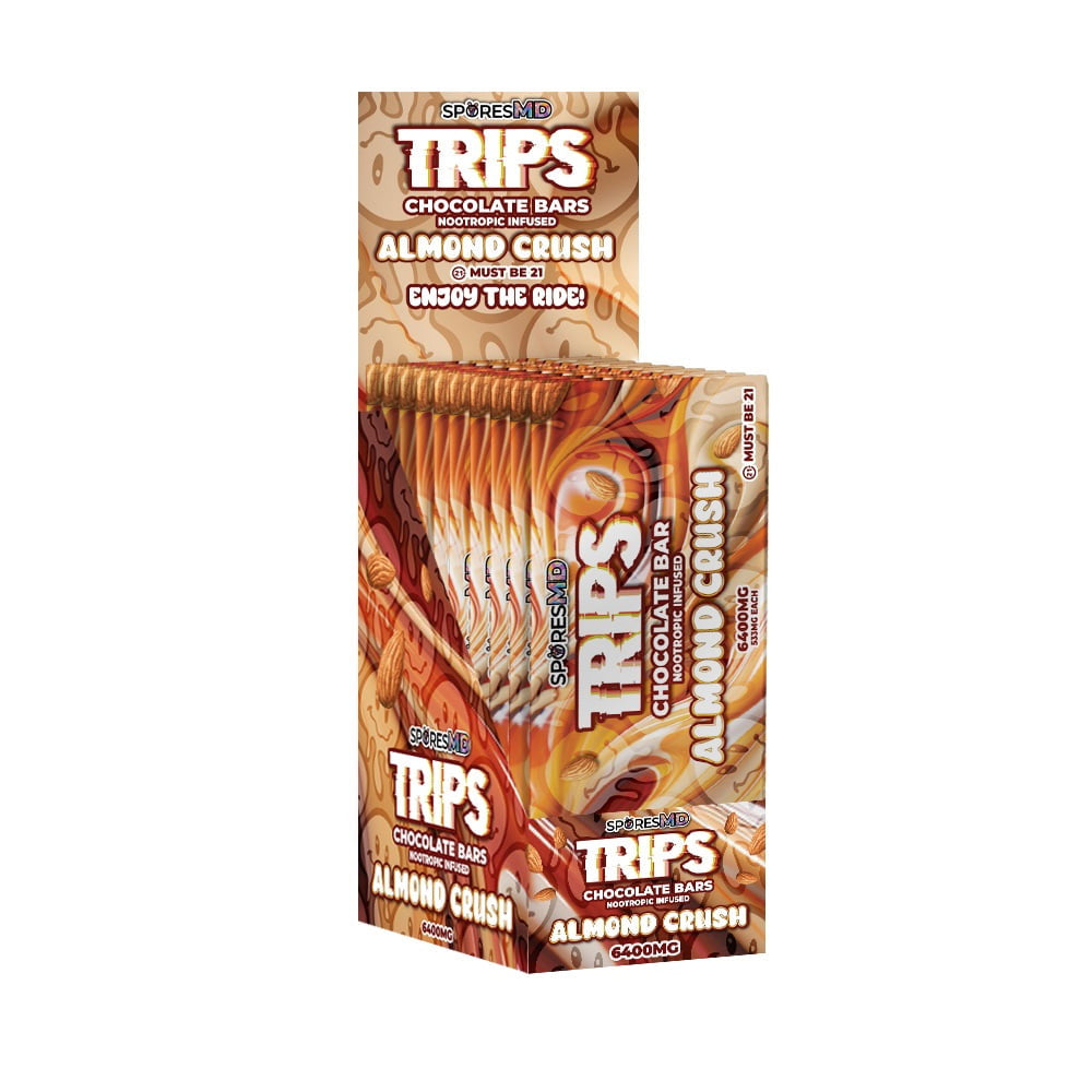 TRIPS Nootropic Chocolate Bars / 14ct Bar POP Display